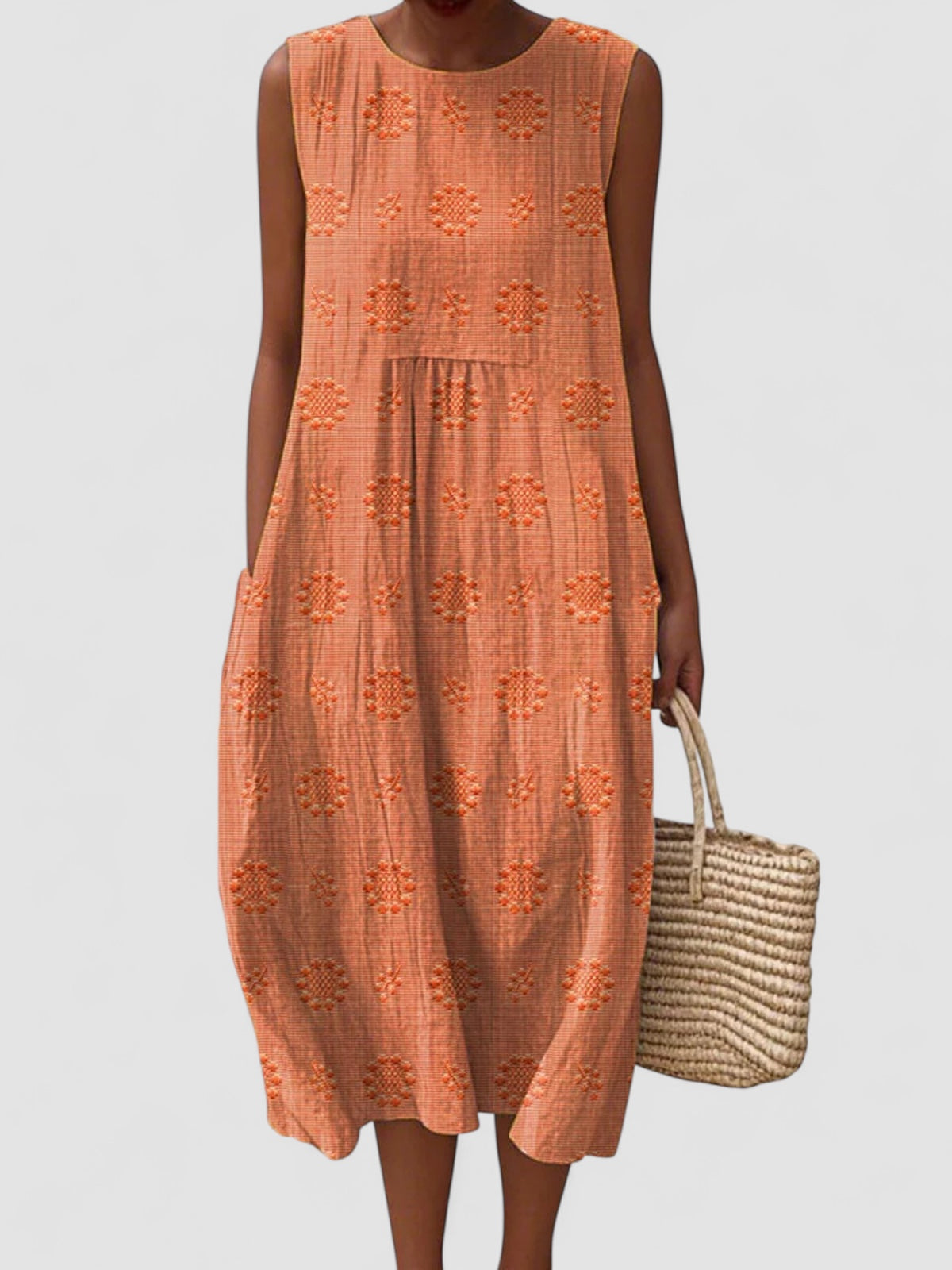 Zuleika™ - Naturlig Elegans och Sommarkomfort Klänning