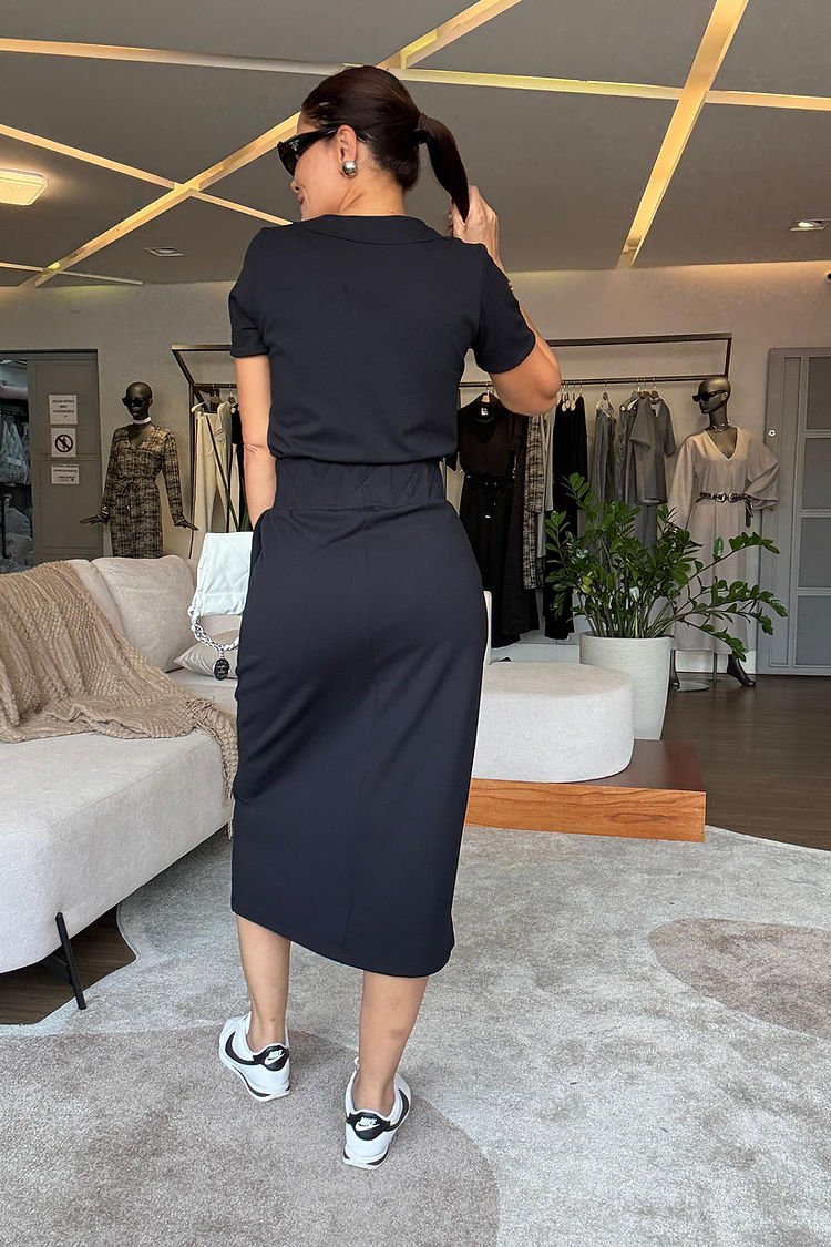 Cressida™ - Stilrent V-ringat Topp- och Kjolset