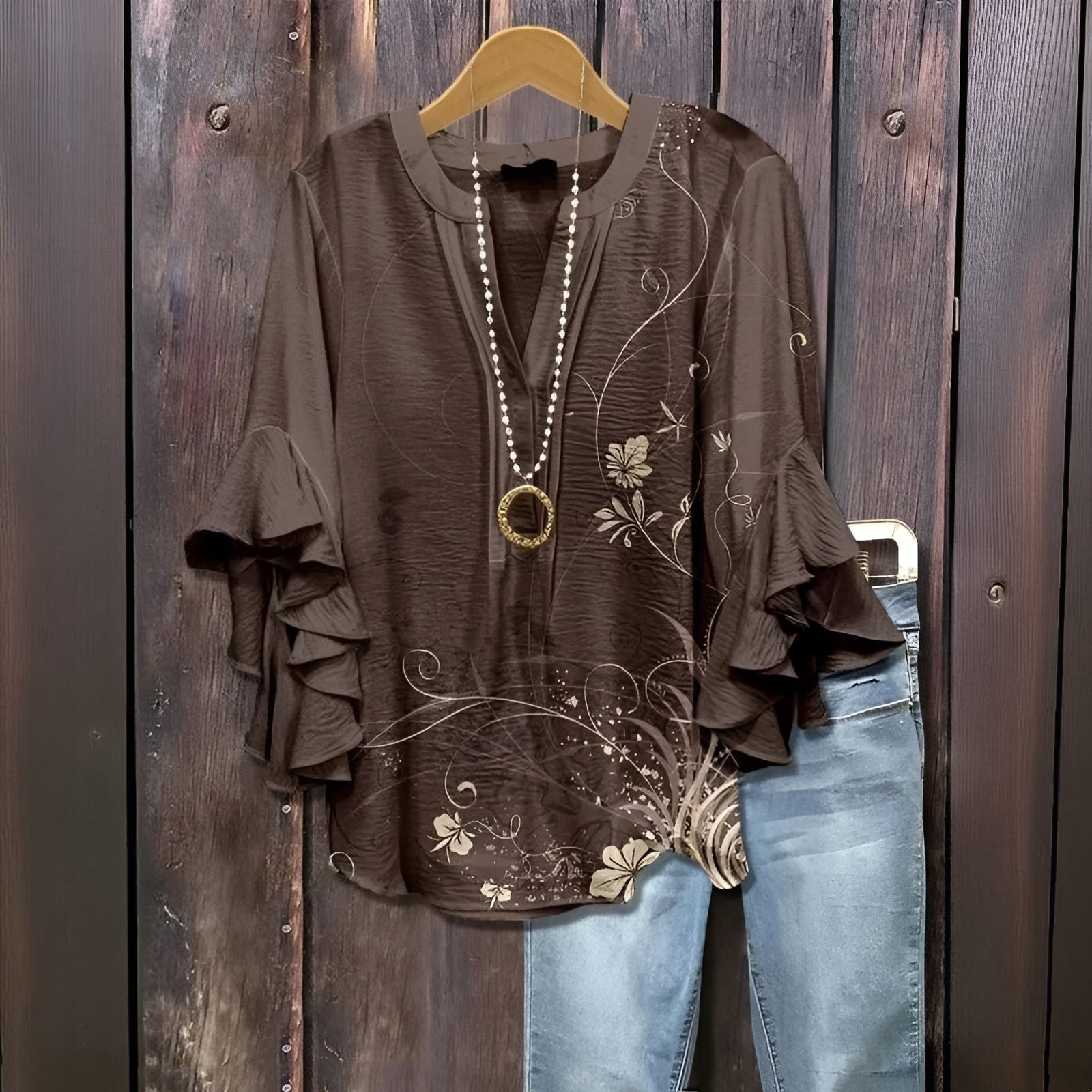 Airelle™ - Avslappnad & Stilfull Sommarblus