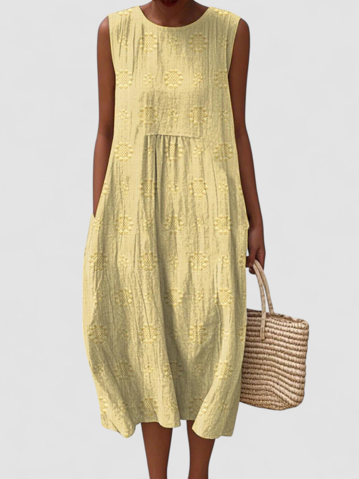 Zuleika™ - Naturlig Elegans och Sommarkomfort Klänning