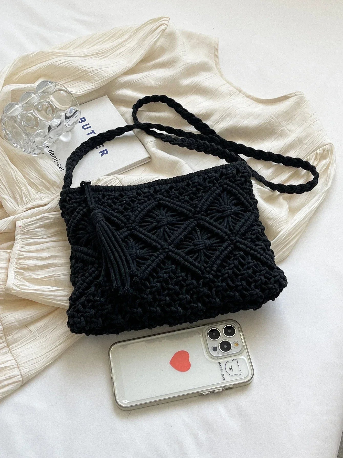 Weava™ – Stilren Vävd Axelremsväska