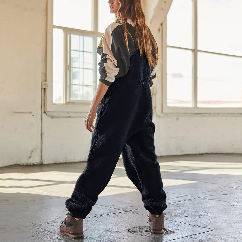 Marie™ - Justerbar Jumpsuit i Manchestertyg med Fleece