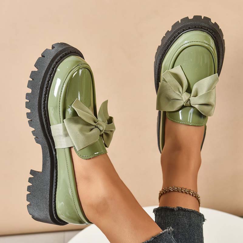 Ravisse™ - Eleganta och Söta Platåloafers med Rosett